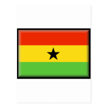 Ghana Flag Post Cards