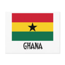 Ghana Flag postcards by flagshirt Ghana Flag postcards