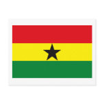 Ghana Flag Postcard