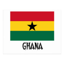Ghana Flag Postcards