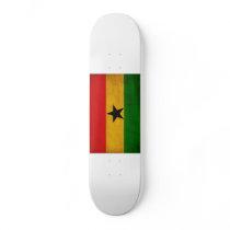 Ghana Flag Custom Skateboard