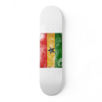 Ghana Flag Skateboard