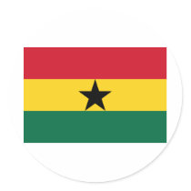 Ghana Flag stickers