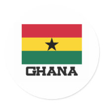 Ghana Flag stickers