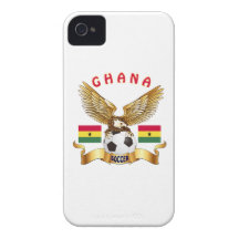 Ghana Football Designs Case-Mate iPhone 4 Cases
