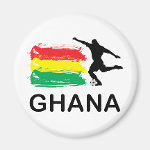 Ghana Football Refrigerator Magnet