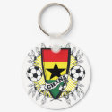 Ghana Futbol Keychain