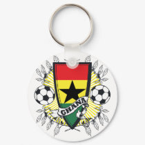 Ghana Futbol Keychain