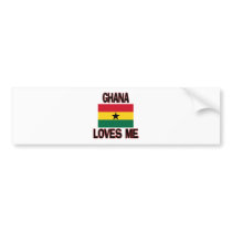 Ghana Loves Me bumper stickers