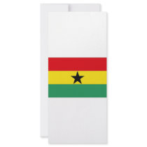 Ghana National Flag Personalized Rack Card