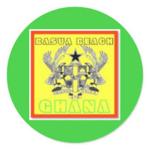 Ghana  Poster(Basua Beach) stickers