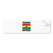 Ghana Rocks bumper stickers