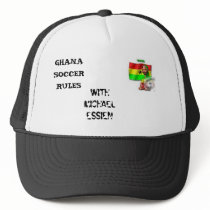 Ghana Soccer 2, GHANA SOCCER RULES, WITH MICHAE... hats