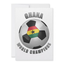 GHANA SOCCER CHAMPIONS CUSTOM INVITATION