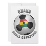 GHANA SOCCER CHAMPIONS CUSTOM INVITATION