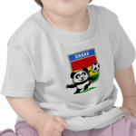 This adorable little panda is too cute! He's featured in front of a large flag from Ghana and ready to play football and score some goals. This cute design is perfect for football players and soccer fans! You can totally customize this gift! Change the color, move the design around, add your own text or images -- make it your own!