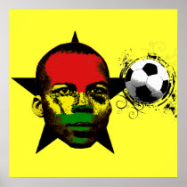Ghana Soccer Posters