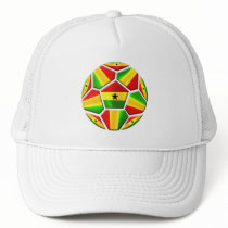 Ghana The Black Stars soccer ball Ghanaian flags hats