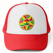 Ghana The Black Stars soccer ball Ghanaian flags hats