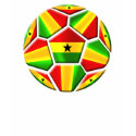 Ghana The Black Stars soccer ball Ghanaian flags t-shirts