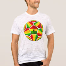 Ghana The Black Stars soccer ball Ghanaian flags t-shirts