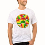 Ghana The Black Stars soccer ball Ghanaian flags Tee Shirts