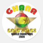 Ghana U20 World Cup Soccer Champions Round Sticker