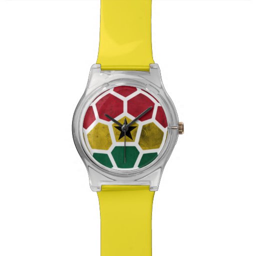 Ghana Yellow Designer Watch