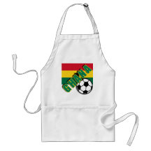 GHANA World Soccer Fan Tshirts Apron
