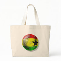 Ghanaian flag of Ghana Soccer ball for fans Bags