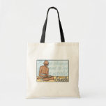 Ghandi Be The Change Quote Canvas Bag