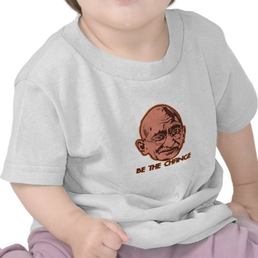 Ghandi Be The Change Tee Shirt