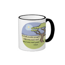 Ghandi Earth quote Coffee Mug