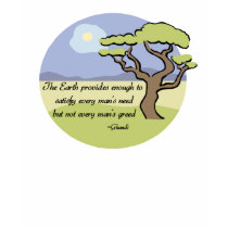 Ghandi Earth quote t-shirts by holiday_tshirts Ghandi Earth quote t-shirts