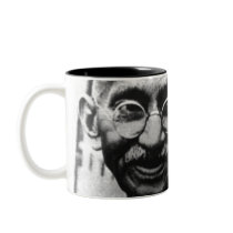 GHANDI, GHANDI mugs by madmerv GHANDI, GHANDI mugs