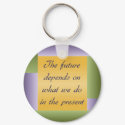 Ghandi inspirational quote Keychain by slamdunksapparel Ghandi inspirational quote Keychain
