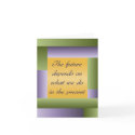 Ghandi inspirational quote Notecard - add your own by slamdunksapparel Ghandi inspirational quote Notecard - add your own