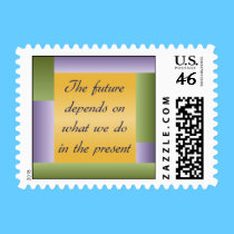 Ghandi inspirational quote Postage Stamps