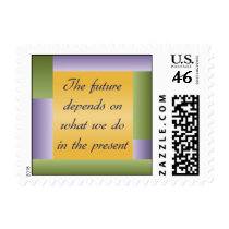 Ghandi inspirational quote Postage Stamps