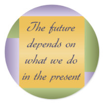 Ghandi inspirational quote Stickers by slamdunksapparel Ghandi inspirational quote Stickers