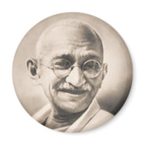 Ghandi Refrigerator Magnets