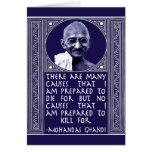 Ghandi on Causes Card