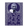 Ghandi on Causes Post Card