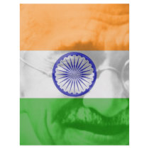 Ghandi on Indian Flag letterhead