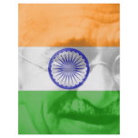Ghandi on Indian Flag Letterhead Template