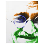 Ghandi on Subtle Indian Flag Customized Letterhead