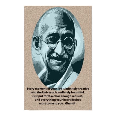 Ghandi quotation print by affirmationshirts