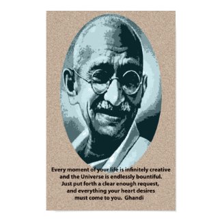 Ghandi quotation print