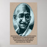 Ghandi quotation posters