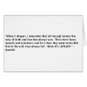 Ghandi Truth cards by kmk101773 Ghandi Truth cards